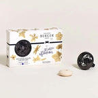 Maison Berger Car Diffuser Set – Refillable Vent Clip, Ceramic Refill, Made in France - Luxury Auto Scent - 4-Week Diffusion - Elegant Air Freshener for All Car Vents (Lolita Lempicka Black)