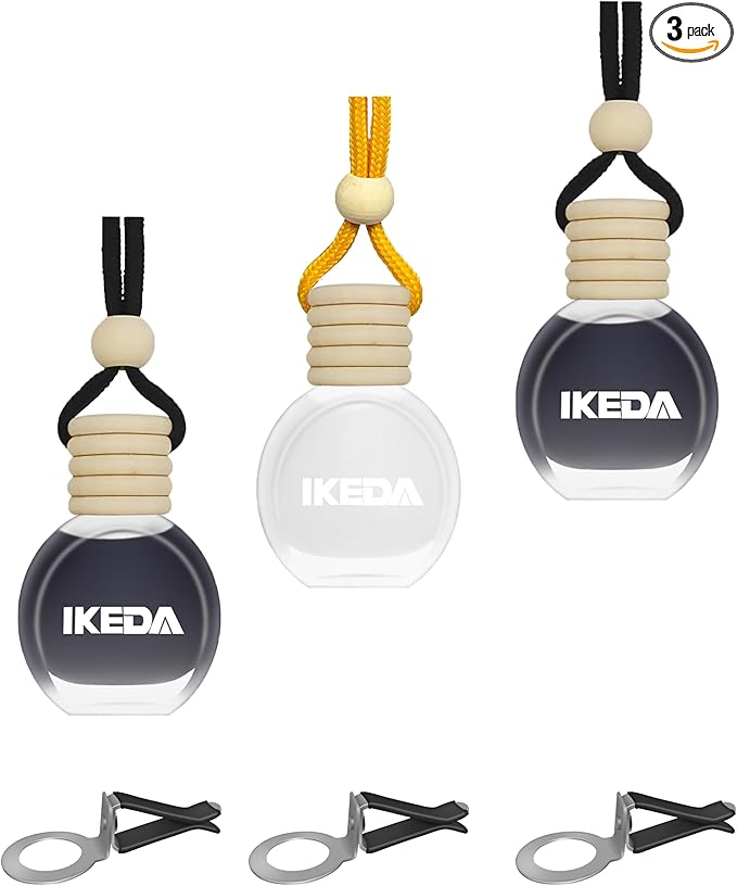 Car Air Freshener,3pcs Car Deodorizer Long-Lasting Nature Scent,Powered Aroma Automotive Hanging Decor for Home,Auto,Women,Men