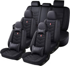 Car Seat Cover 7 Seats for Hyundai Palisade 2020-2025, Durable Wear Resistant Waterproof Sport Seat Cover, Breathable No Odor Premium Leather Vehicle Seat Covers.(Luxury,Black)