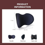 Really Cushiony Car Headrest Pillow, Car Pillow for Driving Seat with Adjustable Strap, Breathable Removable Cover & Ergonomic Design - Softness Office Travel Car Neck Pillow(Purple, 1PC)