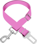 Adjustable pet cat and Dog car seat Belt，SUV, and The Lanyard is Flexible and Adjustable from 20 to 33 inches (Purple)