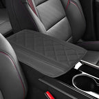 SXCY for 2025 Chevy Equinox Accessories Armrest Cover for Equinox 2025 Accessories 2025 Equinox Center Console Cover 2025 Equinox Middle Console Cover (Thin Cover Rhombus Style)