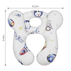 Baby Travel Pillow, Infant Kid's Cushion Soft and Skin Friendly for Car Seat, Pushchair and Stroller (Style N)