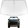 Proadsy Windshield Sun Shade for 2024 2025 2026 Toyota Land Cruiser SUV Foldable Front Custom Fit Sunshade Protector Blocks UV Rays Keep Car Cooler