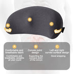 Mandark Car Seat Cushion, Memory Foam Vehicle Driver Seat Pad for Back & Sciatica Pain Relief, Comfortable Lumbar pillow for Driving, Office Chair, Wheelchair, Universal for SUV, Truck, RV (Dark Gray)