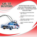 Ghostbusters ECTO-1 Car Air Freshener | Air Freshener For Cars Designed Like ECTO-1 | Official Ghostbusters Car Fragrance | Ghostbusters Movie Series Collectibles | New Car Smell