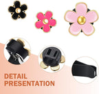 6PCS Car Air Vent Clip, Cute Daisy Air Conditioning Outlet Clip, Car Flower Air Freshener Clip, Auto Interior Decor Accessories for Women and Girls (Rose red-Pink-Black, 6PCS)