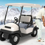 Golf Cart Seat Cover Towel Blanket - Premium Soft Plush Warm Seat Covers for EZGO Yamaha Club Car (Universal Fit) Anti-Slip, Washable Golf Cart Accessories & Gifts for Men Women 51" x 30.5".Grey