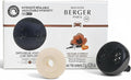 Maison Berger Car Diffuser Set – Refillable Vent Clip, Ceramic Refill, Made in France - Luxury Auto Scent - 4-Week Diffusion - Elegant Air Freshener for All Car Vents (Velvet of Orient)
