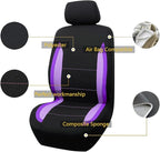Flying Banner Car Seat Covers Front Seats Rear Bench Polyester car seat Protectors Easy installations Rear Bench Split Classic Man Lady Truck