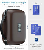 Insulin Cooler Travel Case with Temperature Display, TSA Approved Diabetic Cooling Bag for Insulin Pens and Supplies, Refrigerated Medicine Organizer with 2 Ice Packs
