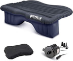 AirBedz by Pittman Outdoors - Inflatable Rear Seat Air Mattress, Black - 55" Wide - Mid-Size Fits Jeeps, Car, SUV’s & Mid-Size Trucks, Comes with Portable DC Air Pump