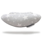 Infant Travel Pillow, Adjustable Baby Head Neck Support Cushion for Car Seat and Stroller - Comfortable and Lightweight Baby Travel Pillow, with Moon and Star Pattern
