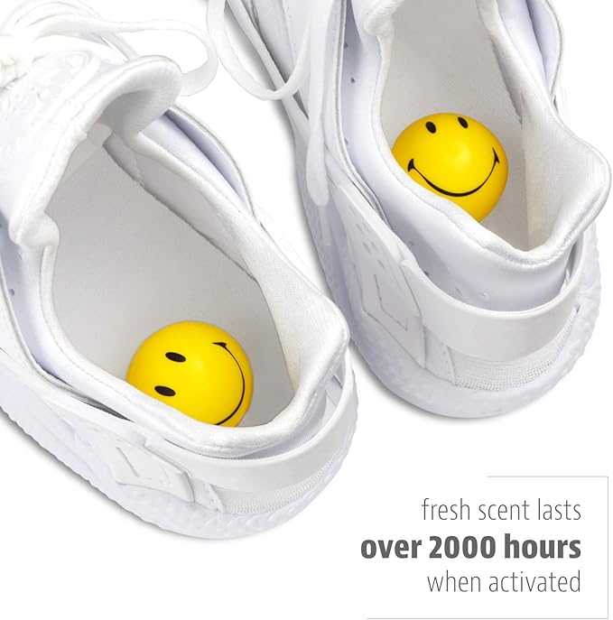 Sneaker Balls Odor-Fighting Shoe Fresheners, Eliminates Unpleasant Smells, Perfect For Sneakers, Gym Bags, Gear Bags, Drawers, Lockers, And More!, Powerball, 7 Pack