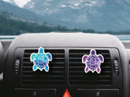 WIRESTER Set of 2 Fresh Scented Car Air Freshener Vent Clip, Decorative Accessories, Interior Decoration for Cars (Cat, Dog, Frog, Cow, Owl, Turtle, Sunflower, Baseball)