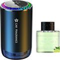 Mist Ultrasonic Humidifier Car Fragrance Diffuser Sure Here's A Product Title for Listing Air Freshener with Colorful Light Rechargeable Auto Pine Needles