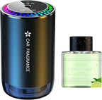 Mist Ultrasonic Humidifier Car Fragrance Diffuser Sure Here's A Product Title for Listing Air Freshener with Colorful Light Rechargeable Auto Pine Needles