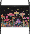 Car Roof Storage Bag Colorful Mushroom Print Hanging Car Storage Bag Multi-Purpose Car Bag Storage Box Organizer Pouch Pocket One-Size-Fits Car Travel Accessories