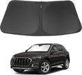 Windshield Sun Shade Fit for 2018 2019 2020 2021 2022 2023 2024 2025 2026 Audi Q5 Accessories Front Window Sunshade Shield Blocker Keeps Car Cool