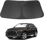 Windshield Sun Shade Fit for 2018 2019 2020 2021 2022 2023 2024 2025 2026 Audi Q5 Accessories Front Window Sunshade Shield Blocker Keeps Car Cool