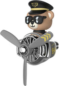 Cartoon Animal Pilot Car Air Freshener, Cute Automotive Air Outlet Creative Car Perfume Diffuser, Pilot Bear Car Air Freshener for Car (Captain Billy Bear)