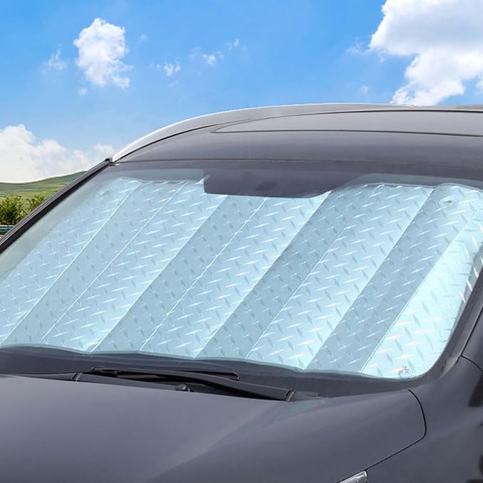 Dashboard Sun Guard - Uv Protection Car Cover | Front Window Heat Shield, Sun Uv Blocker Cover for Front Window, Uv Protection Automotive Interior Accessories for Vehicles R vs Sedans Trucks