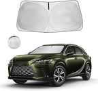 Windshield Sun Shade for Lexus RX 2023-2026 RX 350 RX 350 F Sport Accessories Window Sunshade Fit Lexus Sunshade Windshield Cover 4 Layers Front Window Shade Sun Visor Blocks UV Keep Car Cooler