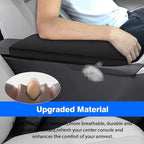 Autorder Center Console Cover for 2023 2024 2025 Toyota bZ4X /Subaru Solterra Accessories Armrest Cover Anti-Scratch Middle Console Pad Leather Armrest Protector