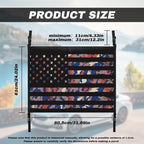 Car Roof Storage Bag Camouflage Flag Print Car Roof Seat Organizer All Car Storage Organizers Inner Car Accessories Compatible with Most Vehicles