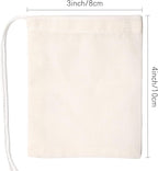 Limko Cotton Bags Muslin Bags Sachet Bag for Home Supplies (3x4 Inch 10 Pack)