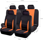 Flying Banner Car Seat Covers Front Seats Rear Bench Polyester car seat Protectors Easy installations Rear Bench Split Classic Man Lady Truck