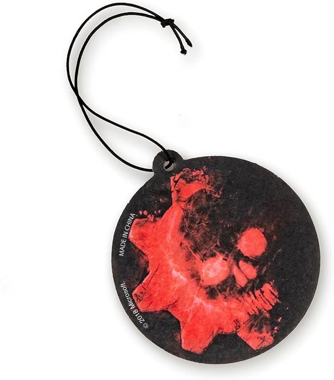 Gears of War Collector’s Edition Air Freshener – Long-Lasting Car Scent – Officially Licensed Merchandise Video Game Collectible – Ideal Gift for Gamers – Natural Fragrance for Car, Home & Office