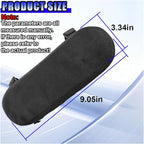 2PCS Car Elbow Pad Arm Rest Cover, Soft Armrest Cushion Pad for Arm Comfortable Support, Anti-Scratch Auto Armrest Pillow Protector, Universal Car Interior Accessory for Most Vehicles (Black)