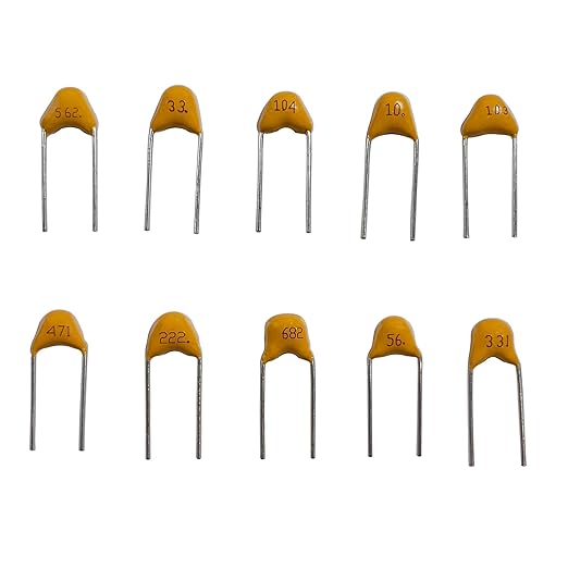 32 Values 800 Pieces Ceramic Capacitor Assortment Kit Capacitors from 10pf to 10uF 50V Multilayer Monolithic Capacitor