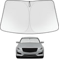 Proadsy 2026 Upgrade Windshield Sun Shade Custom Fit 2014-2019 CTS Foldable Front Sunshade Protector Sun Visor Blocks UV Rays Keep Car Cooler