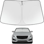 Proadsy 2026 Upgrade Windshield Sun Shade Custom Fit 2014-2019 CTS Foldable Front Sunshade Protector Sun Visor Blocks UV Rays Keep Car Cooler