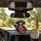 Fresh Fresheners Cute Funny and Aesthetic Car Air Fresheners 4-pack Scented With Premium Oils (Mariachi Skull)