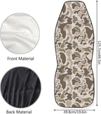 Car Seat Covers Elastic Fabrics Camo Duck Hunter Car Seat Covers Front Seats Only Universal Fit for Most Vehicles, Easy to Install and Clean Accessories All-Season Protection
