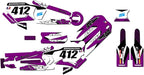 12eDRIVE Fly Racing Purple Senge Graphics Kit Compatible with Stacyc