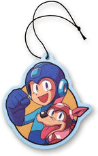 Mega Man and Rush Air Freshener | Vanilla Scented | Mega Man Legacy Collection