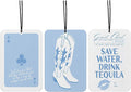 Coastal Western Car Air Fresheners, Blue Cowgirls Boots Car Accessories Interior 3Pcs, Preppy Funky Cars Decor Fresheners, Coastal Granddaughter Blue Cars Accessories for Women(Lavender)