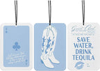 Coastal Western Car Air Fresheners, Blue Cowgirls Boots Car Accessories Interior 3Pcs, Preppy Funky Cars Decor Fresheners, Coastal Granddaughter Blue Cars Accessories for Women(Lavender)