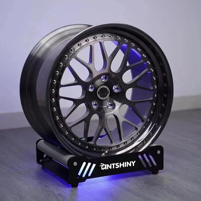 Rolling Wheel Detailing Stand,car tire Wheel Clean Tool,Car tire hub Cleaning Placement Frame Rotary Rolling Stand Tool,Car wash & Detailing Wheel Clean Stand, New car tire Cleaner