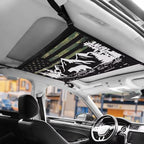 Mountain Flag Car Roof Storage Bag Multi-Purpose Seat Organizer Premium Car Seat Organizer Vehicle Passenger Seat Organization and Storage for Kids Adults Pets Items