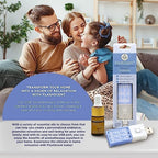 Belle Aroma® FlashScent™ USB Aromatherapy Bundle - for Car, Office, Home, and Travel - Includes 1 Serenity Blue Lavender Oil Diffuser Kit, 1 FlashScent Lavender Essential Oil, and 7 Refill Pads