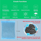 6Pack Luxury Activated Charcoal Odor Absorber Air Purifying Bag for Home or Cars Odor Eliminator; Car Deodorizer Air Freshener; 50g/Pack Natural Air Freshener for Home,Car,Closet,Basement,Pets