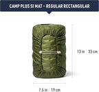 Sea to Summit Camp Plus Self-Inflating Foam Sleeping Mat for Camping - Rectangular - Regular (72 x 25.2 x 2.6 inches)