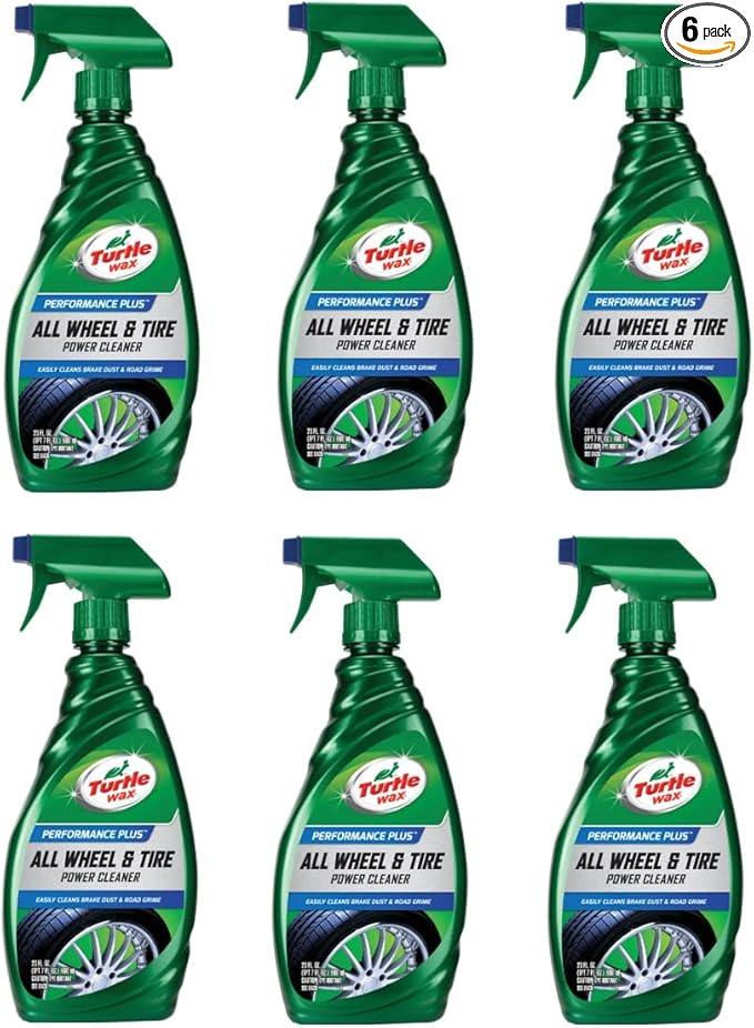 Turtle Wax (T-18-6PK All Wheel and Tire Cleaner - 23 fl. oz, (Pack of 6)