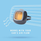 Febreze Car Odor Eliminating Freshener Vent Clip, Bora Bora Waters, 2 count (Pack of 2), White