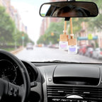 20 Pack Car Haning Perfume Bottle Refillable Car Air Freshener Diffuser Empty Aromatherapy Fragrance Essential Oil Diffuser Pendant Auto Home Ornaments Decors